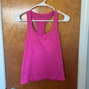 Lululemon Swifty Tech Racerback Tank Race Length Size 8 Hot Pink